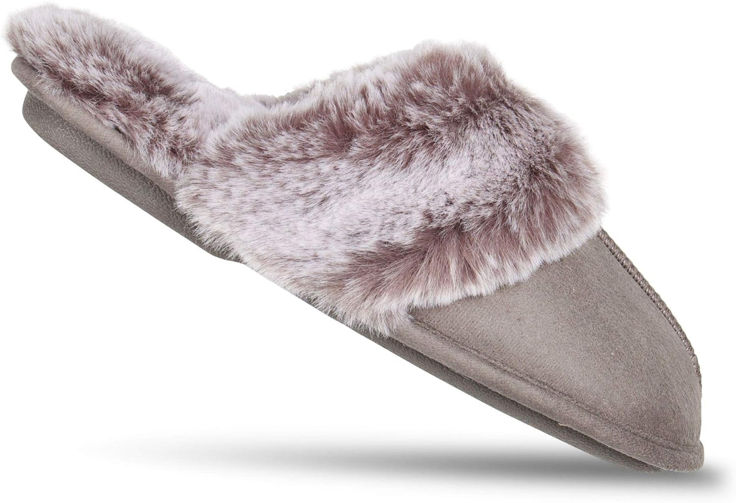 Women'S Comfy Faux Fur Memory Foam Slippers