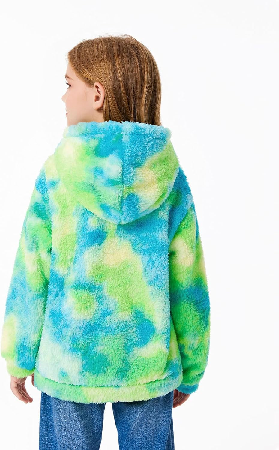 Boys Girls Sherpa Hoodies Fleece Hoodie Pullover Outfits for Kids