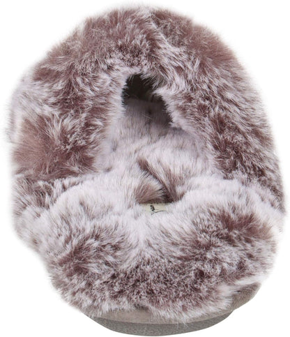 Women'S Comfy Faux Fur Memory Foam Slippers