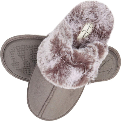 Women'S Comfy Faux Fur Memory Foam Slippers