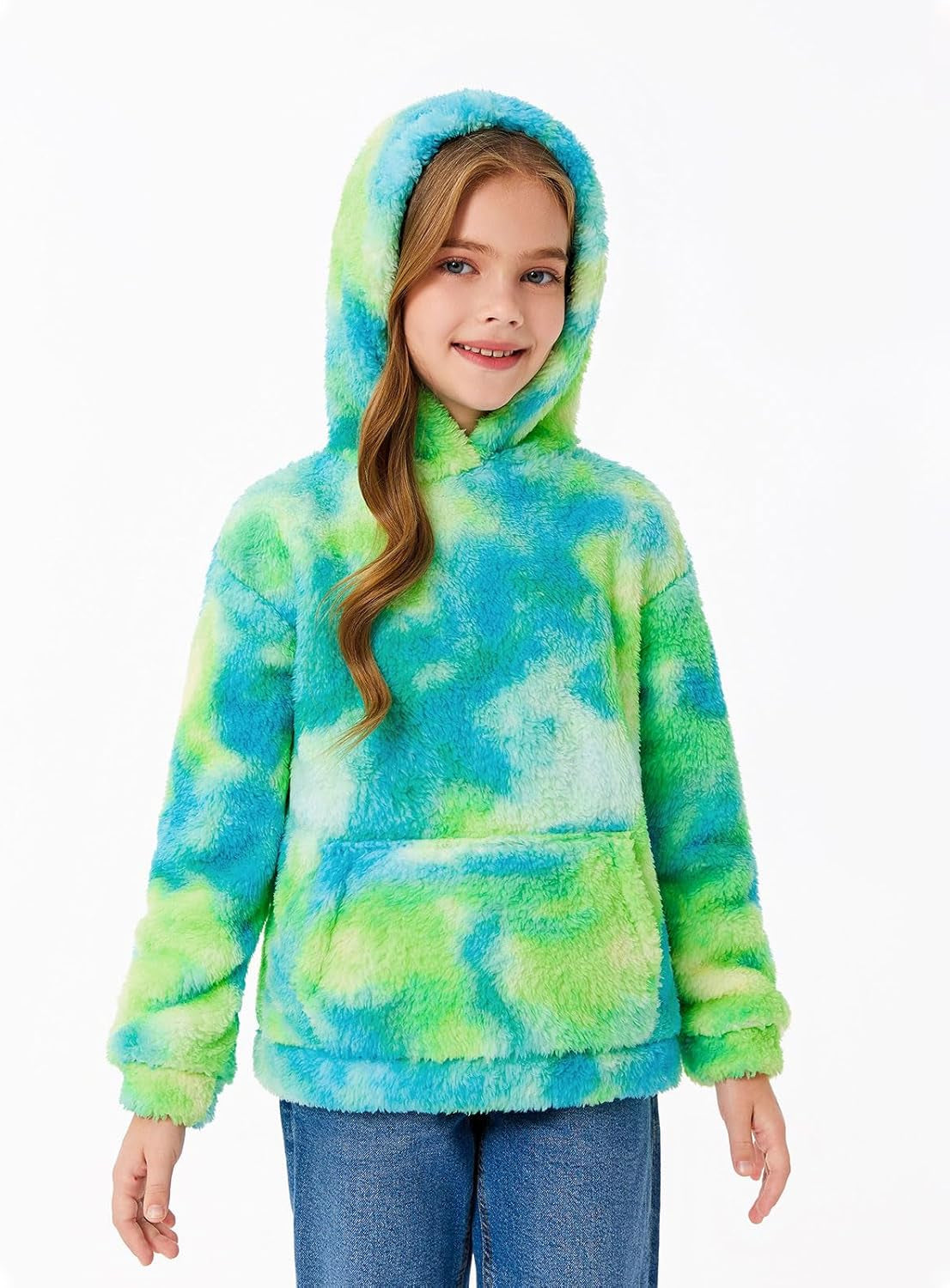 Boys Girls Sherpa Hoodies Fleece Hoodie Pullover Outfits for Kids