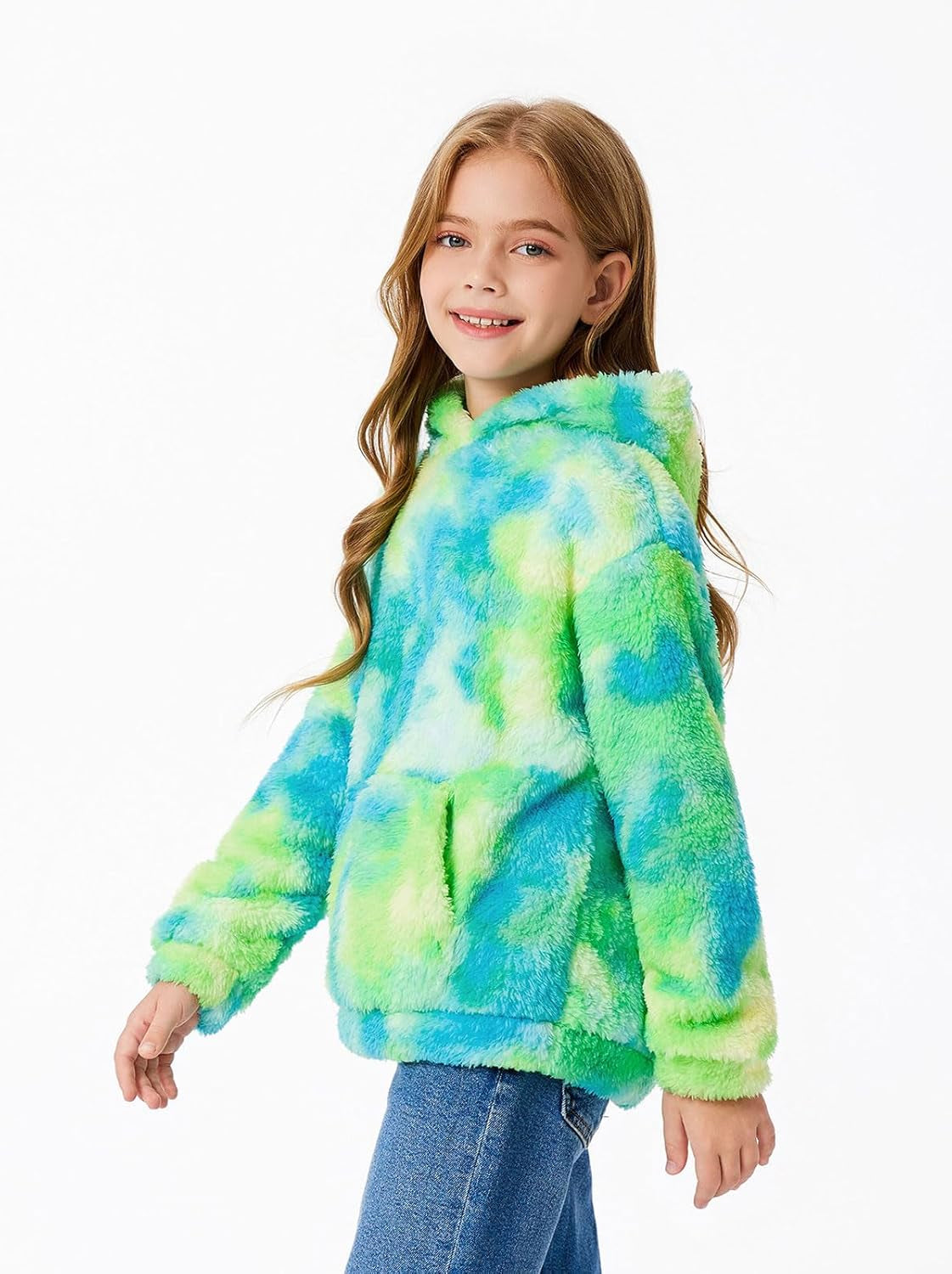 Boys Girls Sherpa Hoodies Fleece Hoodie Pullover Outfits for Kids